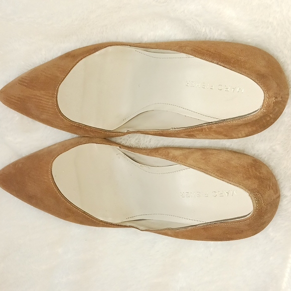 Marc Fisher Tuscany suade Tan pump size 9 - Picture 2 of 6